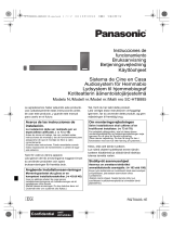 Panasonic SCHTB885EG Käyttö ohjeet