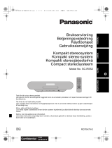 Panasonic SCRS52EG Käyttö ohjeet