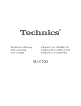 Technics SUC700 Omistajan opas