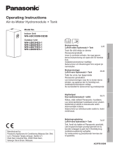 Panasonic WHADC0309H3E5B Käyttö ohjeet