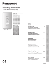 Panasonic WHUD16FE5 Käyttö ohjeet