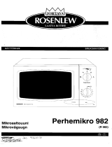 ROSENLEW R982 Ohjekirja