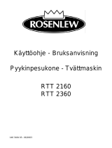 ROSENLEW RTT2160 Ohjekirja