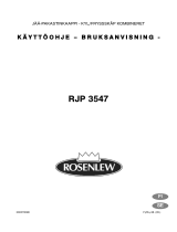 ROSENLEW RJP 3547 Ohjekirja