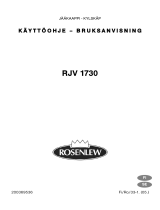 ROSENLEW RJV1730 Ohjekirja