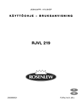 ROSENLEW RJVL 219 Ohjekirja