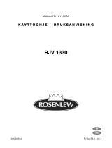 ROSENLEW RJV 1330 Ohjekirja