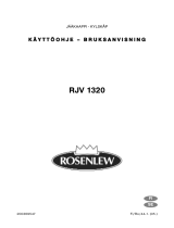 ROSENLEW RJV1320 Ohjekirja