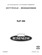 ROSENLEW RJP 396 Ohjekirja