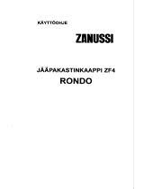 Zanussi ZF4ABLUS Ohjekirja