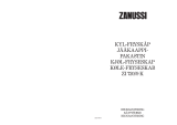 Zanussi ZI720/9 K Ohjekirja