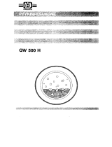 HUSQVARNA-ELECTROLUX QW500H Ohjekirja