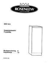 ROSENLEW RPP912 Ohjekirja