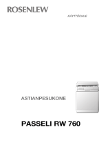 ROSENLEW PASSELI RW760    Ohjekirja