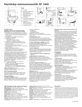 AEG KF1000 Ohjekirja