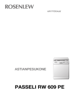 ROSENLEW PASSELI RW 609 PE   Ohjekirja