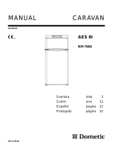 Dometic RM7505 Ohjekirja