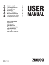 Zanussi ZSM17100XA Ohjekirja