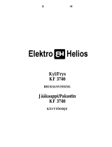 ELEKTRO HELIOS KF3740 Ohjekirja