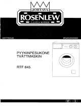 ROSENLEW RTF845 Ohjekirja