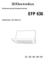 Electrolux EFP636K/SK Ohjekirja