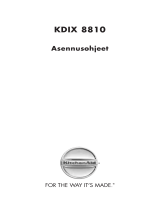 KitchenAid KDIX 8810 Asennusohje