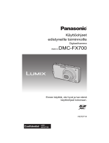 Panasonic DMCFX700EP Käyttö ohjeet