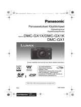 Panasonic DMCGX1EC Käyttö ohjeet