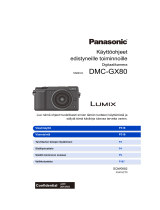 Panasonic DMCGX80EC Käyttö ohjeet