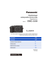 Panasonic DMCGX8EC Käyttö ohjeet