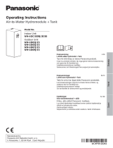 Panasonic WHADC0309J3E5B Käyttö ohjeet