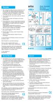 Braun D4010 PlakControl battery toothbrush Ohjekirja