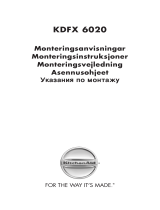 KitchenAid KDFX 6020 Asennusohje