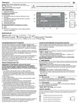 Indesit FT D 8X3WS EU Käyttöohjeet