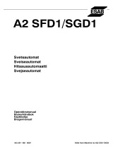 ESAB A2 SFD1 / SGD1 Ohjekirja