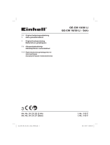 EINHELL GE-CM 18/30 Li Ohjekirja