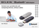 Belkin ADAPTATEUR USB BLUETOOTH™-10 MÈTRES #F8T013FR Omistajan opas