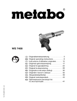 Metabo WS 7400 Käyttö ohjeet