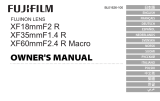 Fujifilm XF18mmF2 R Ohjekirja