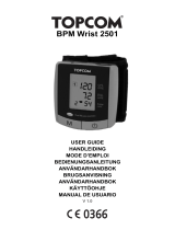 Topcom BPM Wrist 2501 Ohjekirja
