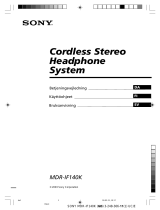 Sony MDR-IF140K Omistajan opas