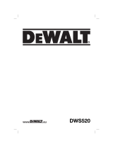 DeWalt DWS520 Omistajan opas