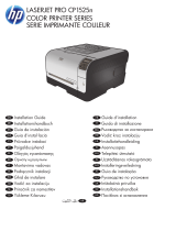 HP LaserJet Pro CP1525 Color Printer series Asennusohje