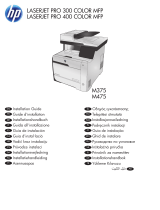 HP LaserJet Pro 300 color MFP M375 Asennusohje