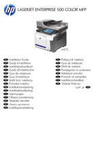 HP LaserJet Enterprise 500 color MFP M575 Asennusohje