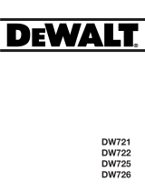 DeWalt DW721 Omistajan opas