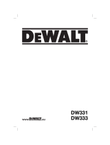 DeWalt DW333 Stichsäge Omistajan opas