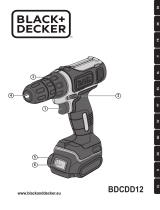 Black & Decker Akku-Bohrschrauber 10,8V Li-Ion BDCDD12K Omistajan opas