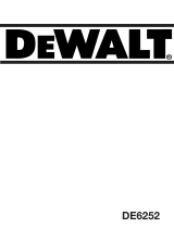 DeWalt DE6252 Ohjekirja