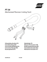 ESAB PT-36 Mechanized Plasmarc Cutting Torch Ohjekirja